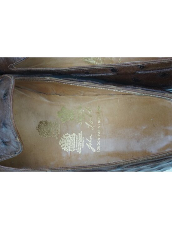 John Lobb Bespoke Ostrich Quill Tassel Loafer Sz 7D main image 5